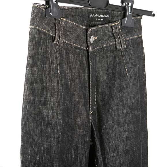 Acquaverde Jeans Women size 28 Black - Picture 2 of 5